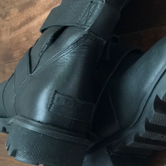 Sorel Phoenix Leather Boots- Black- Size 9.5 - Picture 5 of 10